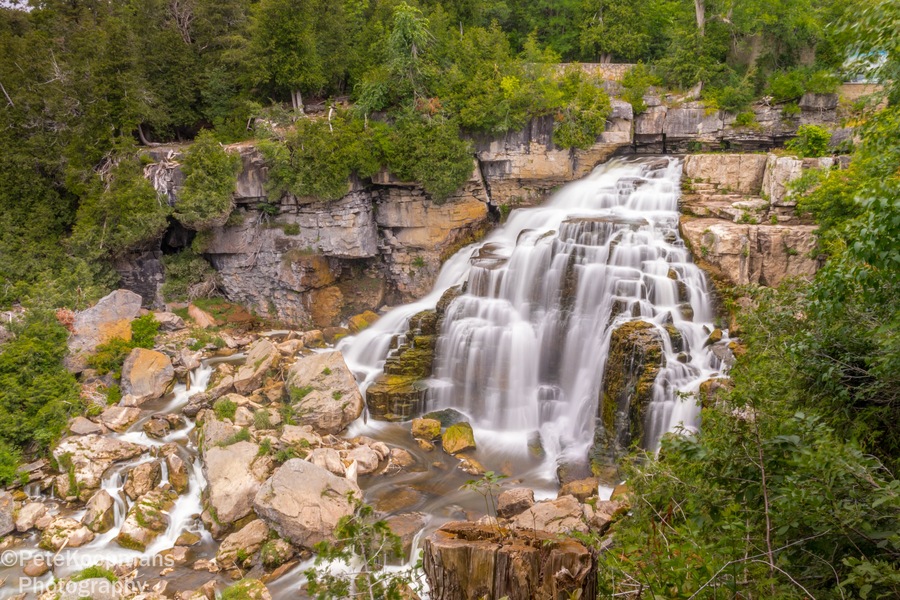 Inglis Falls , part of the Georgian Bluffs near Owen Sound