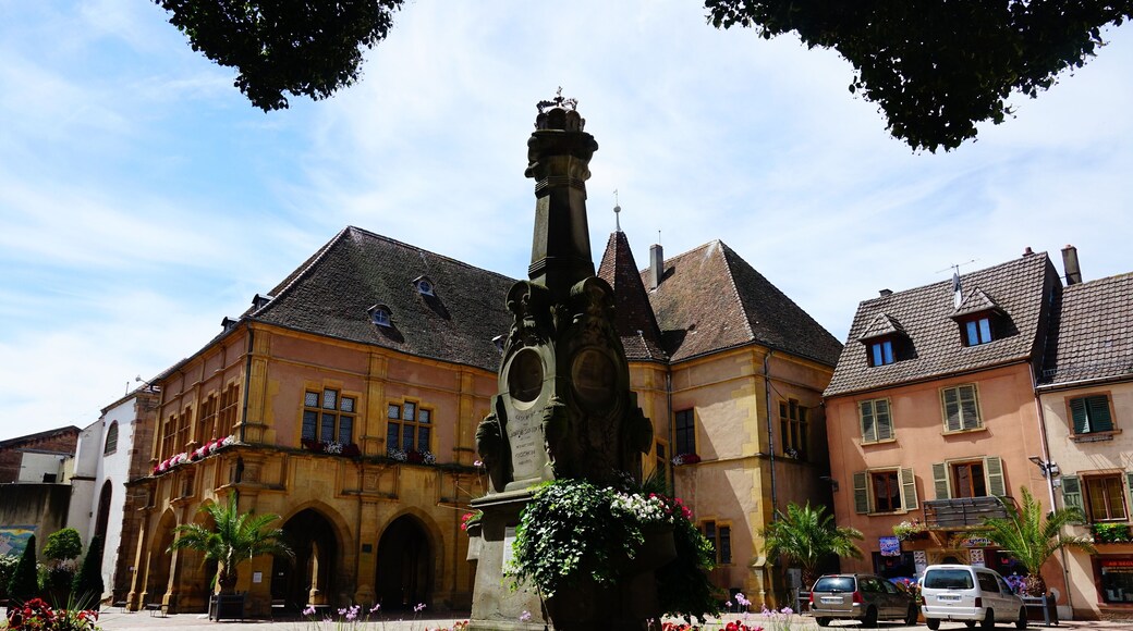 Centre ville de Ensisheim, Alsace, Haut-Rhin, France