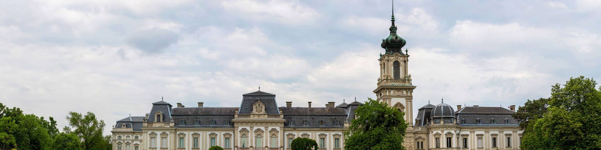 landscape with Festetics Palace in Keszthely - Hungary