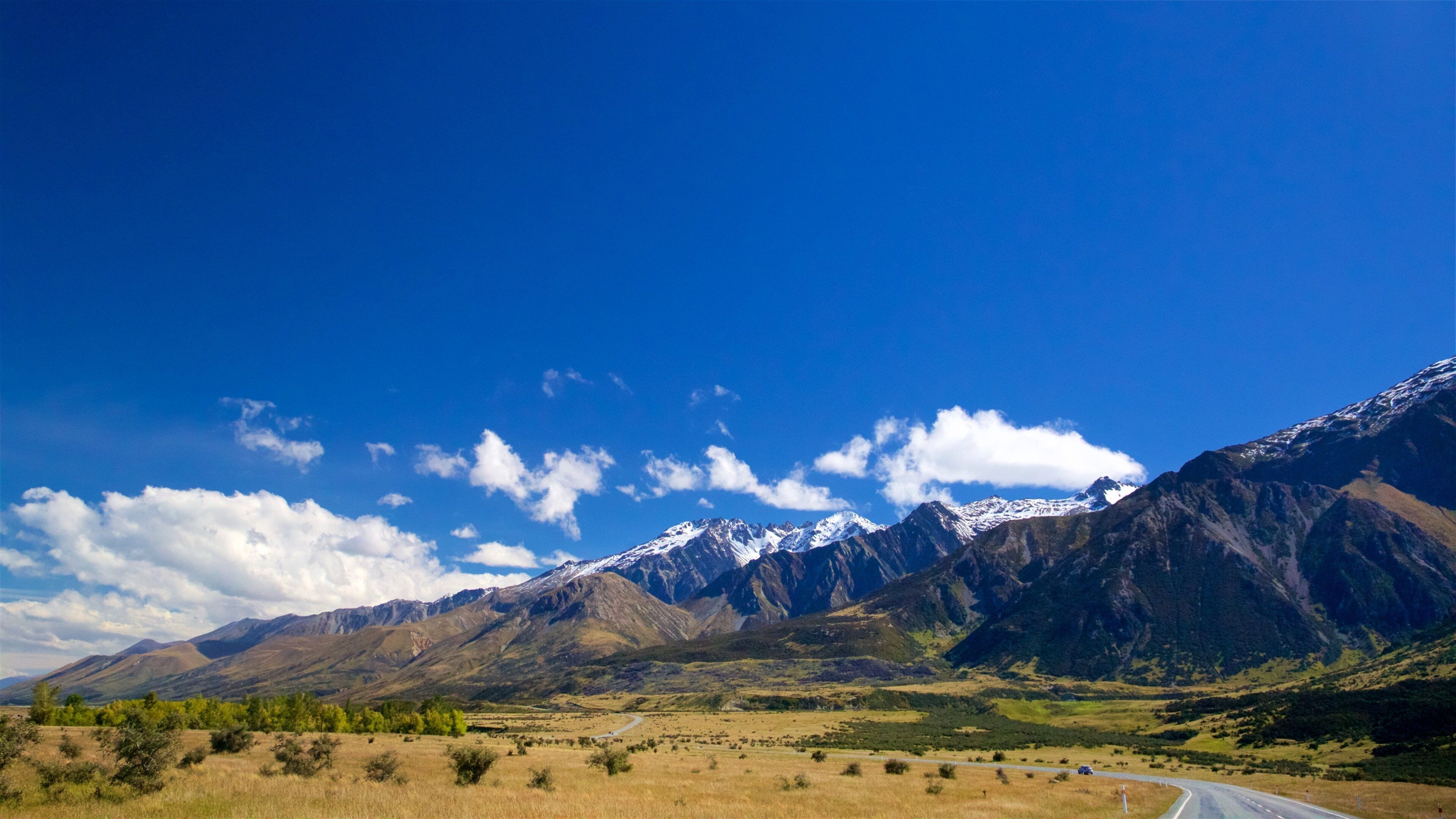 Mount Cook National Park featuring mountains, tranquil scenes and landscape views