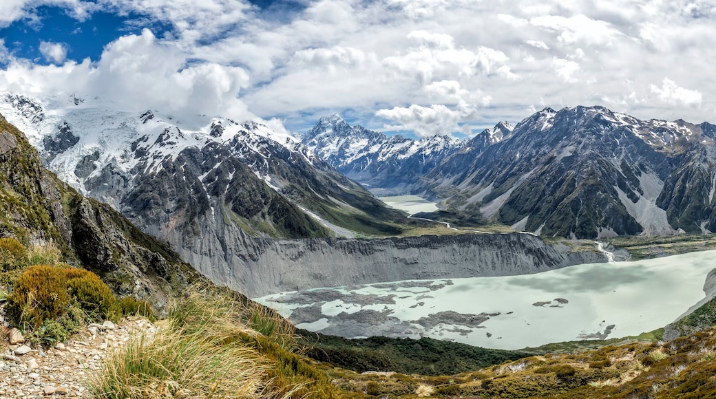 Sealy Tarns Track view, Aoraki, Mount Cook, New Zealand, NZ