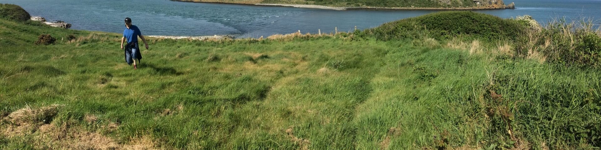 Round from the harbour take the steps down to this hidden gem