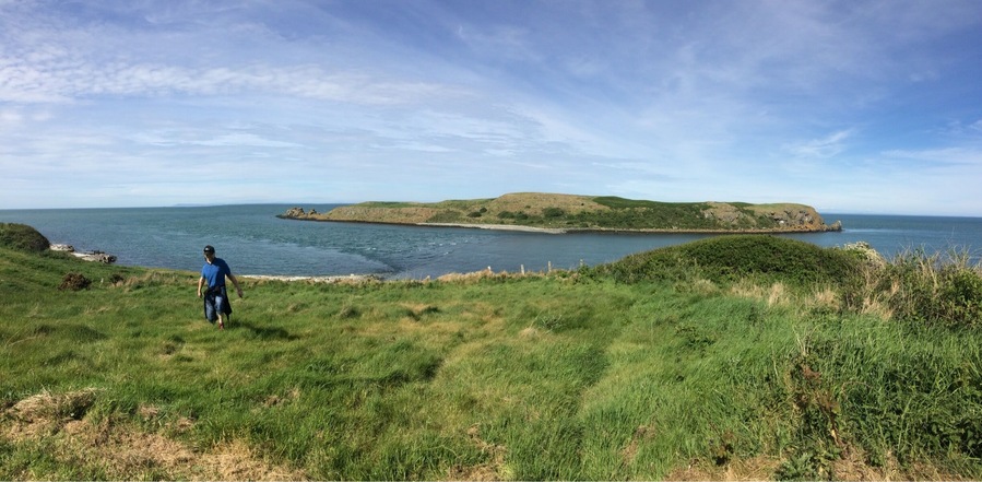 Round from the harbour take the steps down to this hidden gem