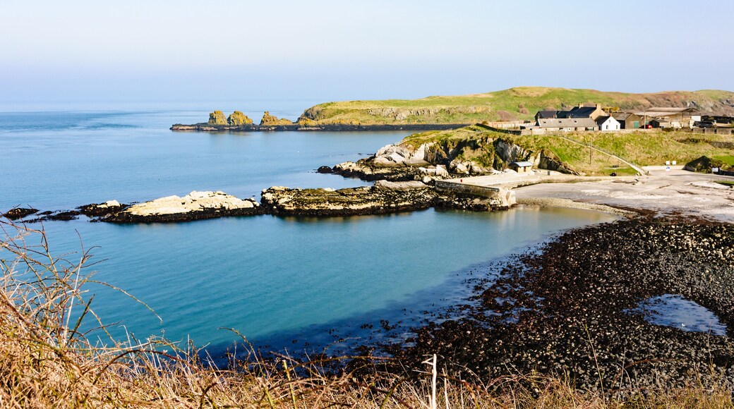 Portmuck harbour, Islandmagee, County Antrim, Northern Ireland