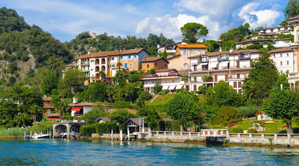 Lavena Ponte Tresa, a comune on Lake Lugano, the Province of Varese in the Italian region Lombardy