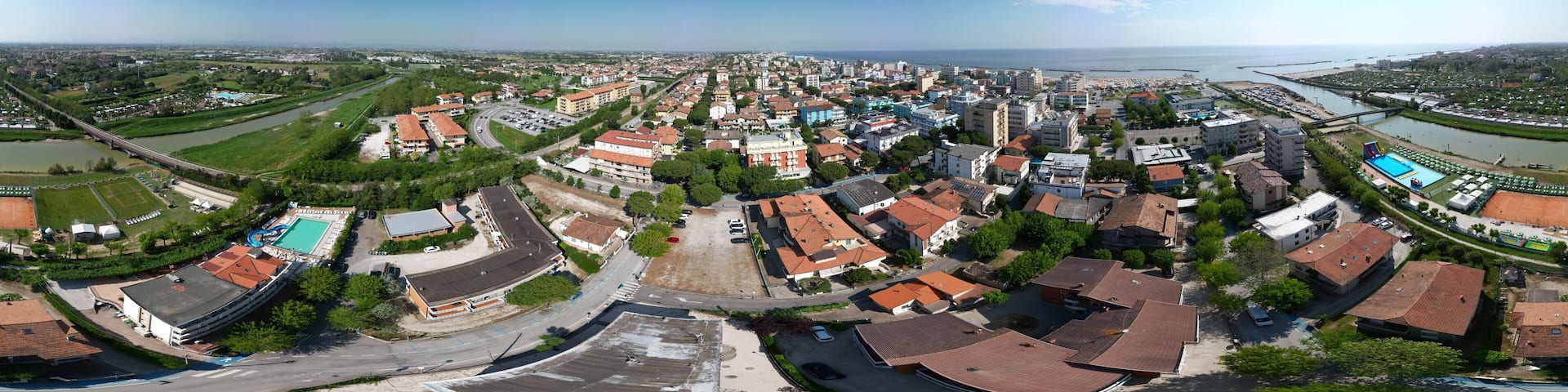 360 panorama of Gatteo a Mare ITALY