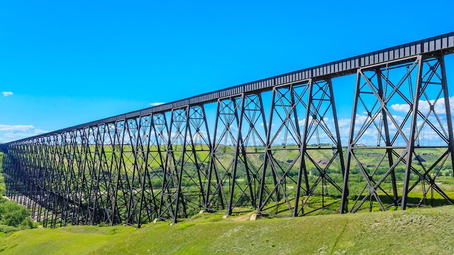 Tall Train Bridge