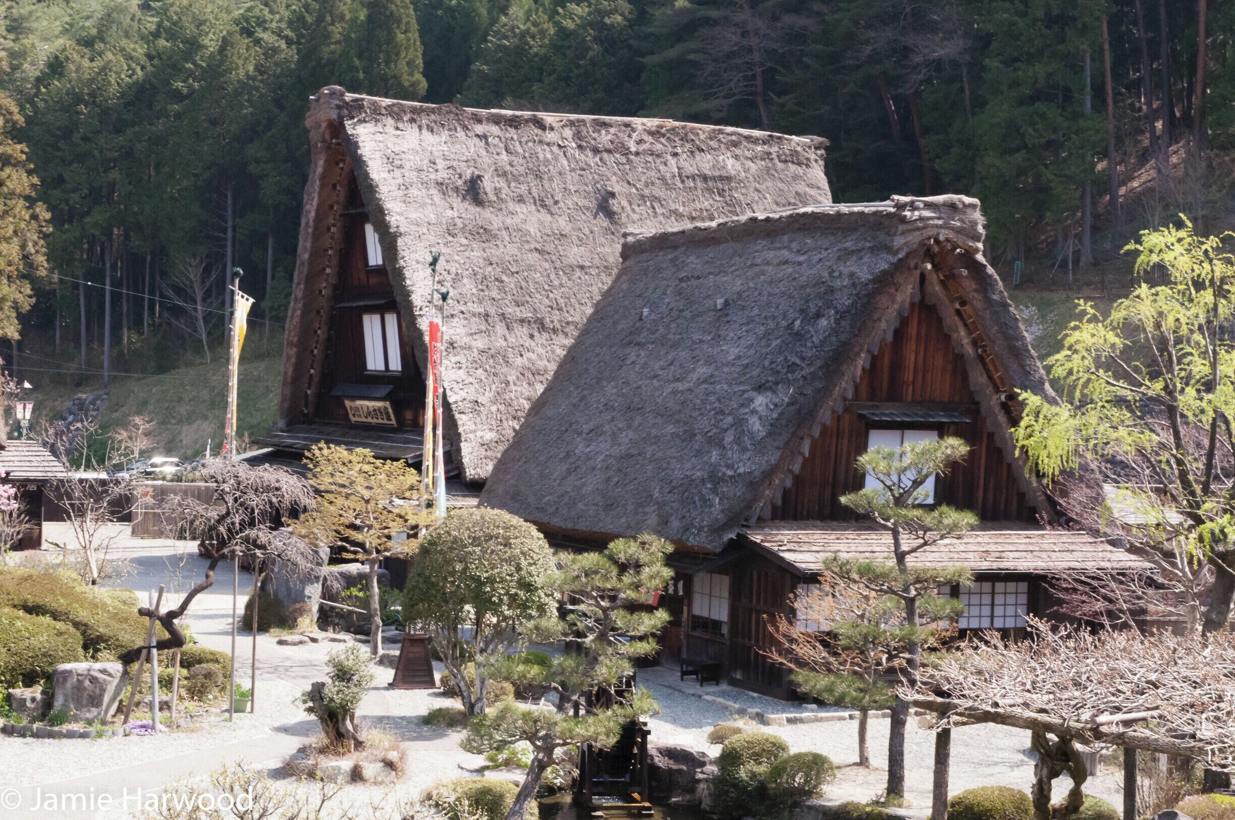 Gassho Village in Gero Onsen is a collection of 10 traditional grass houses moved from a UNSECO World Heritage site where they would have been flooded by a dam.  On the hill overlooking the Gassho Mura is the Saijiki-no-mori, known for its cherry trees and autumn leaves in season. 

Check out the public hot foot baths on the way to and from the site!

Check out more of my photos here: https://tinyurl.com/ycd4wt72

#japan #grasshouses #gero #geroonsen #footspa #onsen 