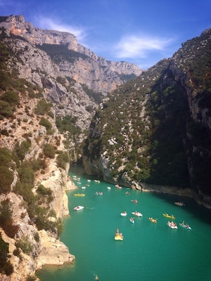 The Grand Canyon of Europe! Kayaking through this was so fun