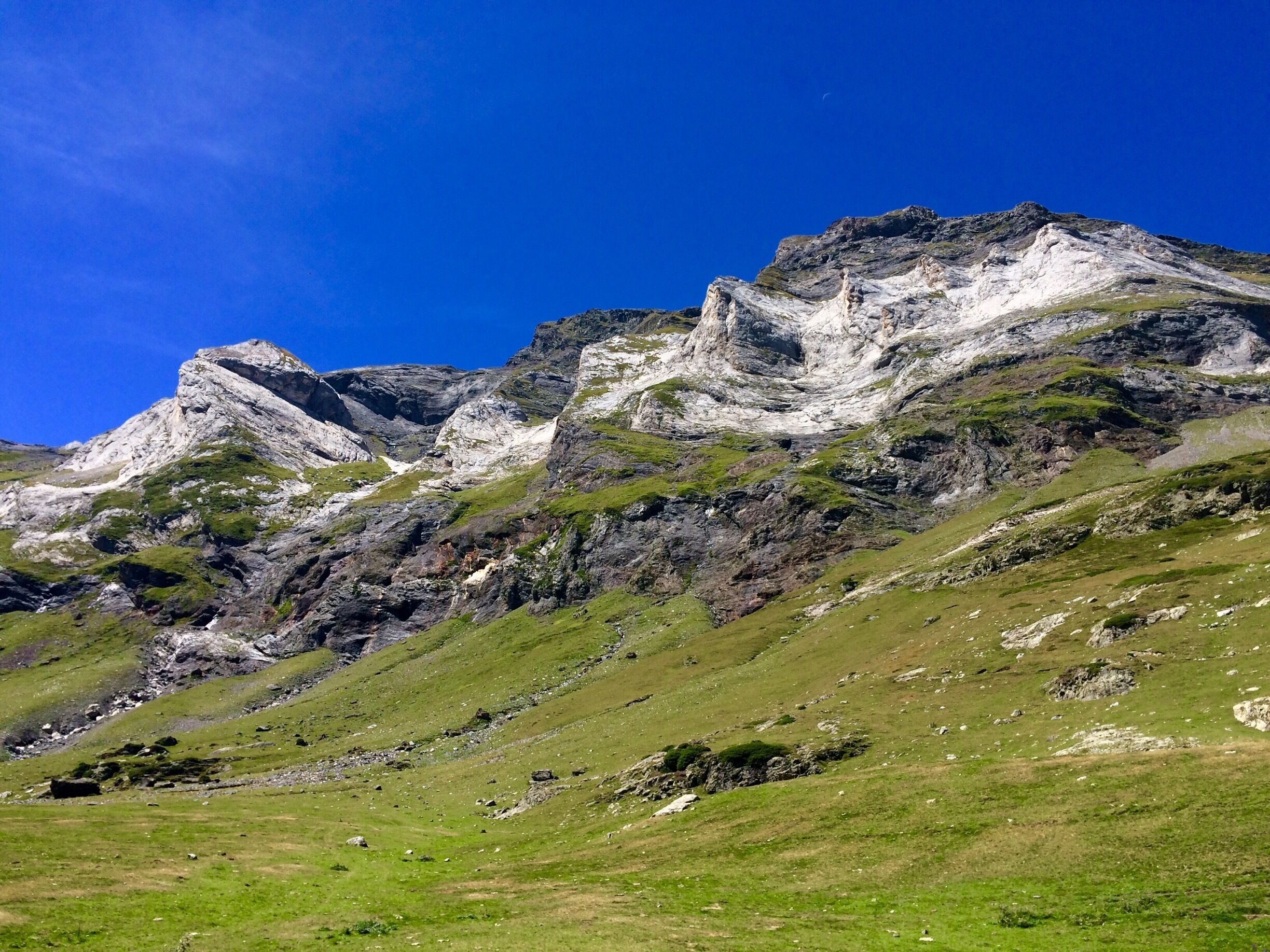 On the road to the Cirque du Troumouse. Stunning scenery at every turn at this Unesco World Heritage site. Col de Troumouse has plenty of hairpin bends. 