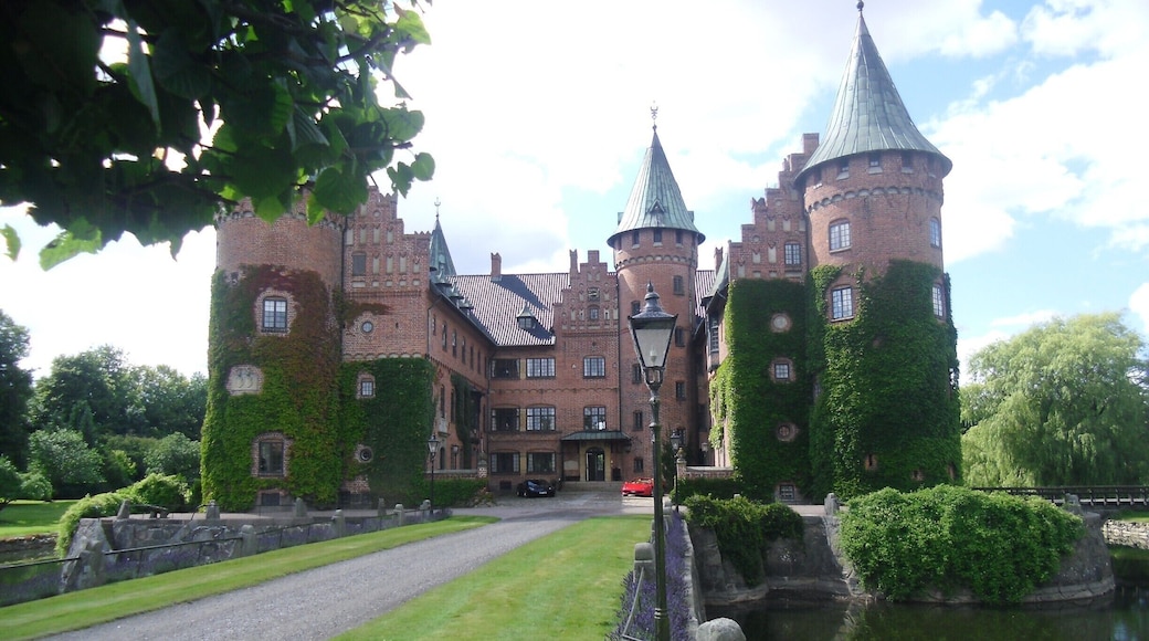 Magical castle in Trolleholm. Sweden