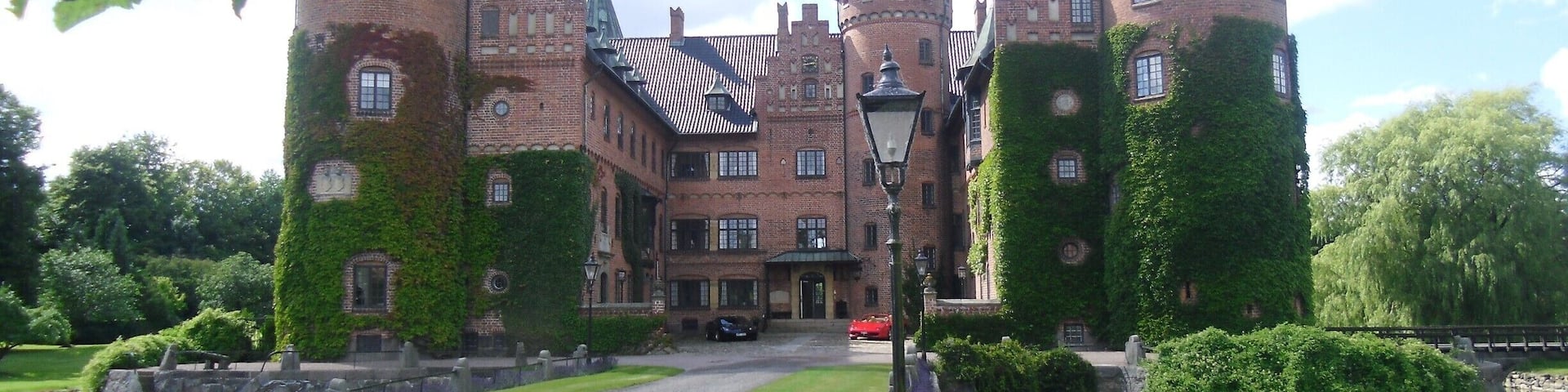 Magical castle in Trolleholm. Sweden