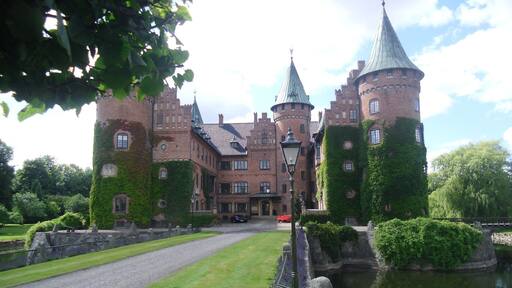 Magical castle in Trolleholm. Sweden