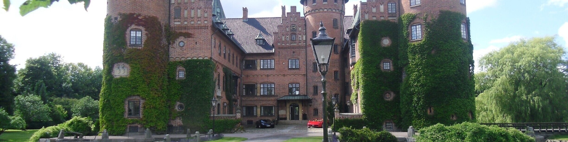 Magical castle in Trolleholm. Sweden