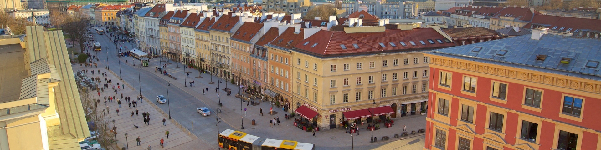 Nowy Swiat Street showing a city