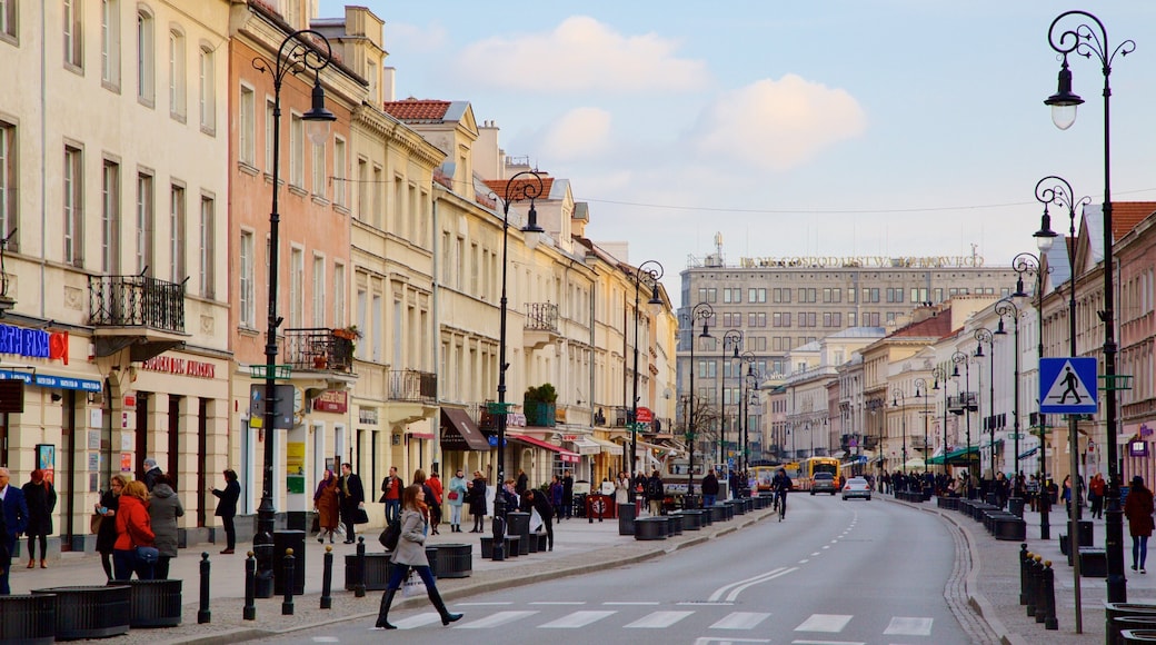 Nowy Swiat Street which includes street scenes and cbd