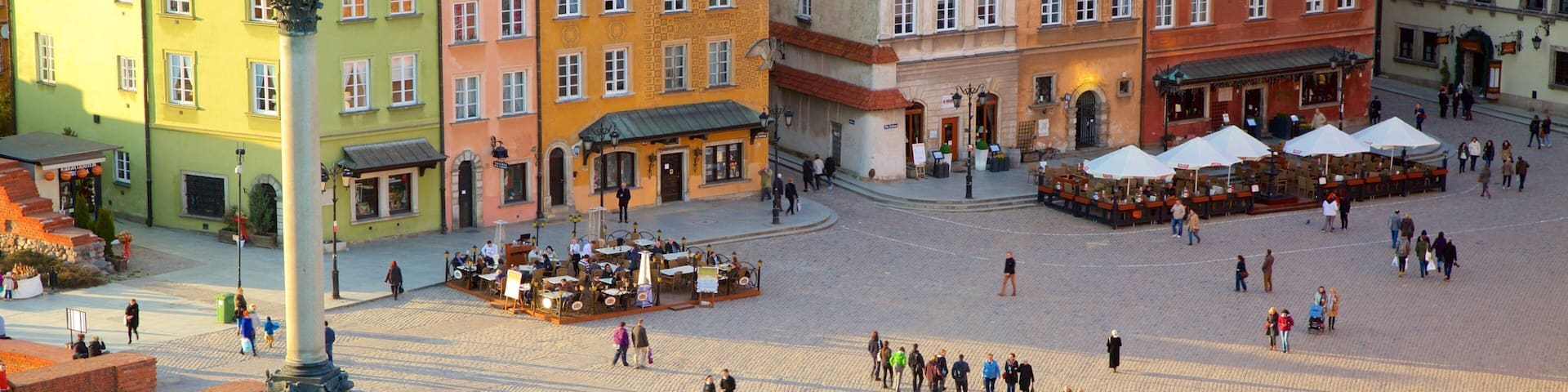 Sigismund\'s Column showing a square or plaza