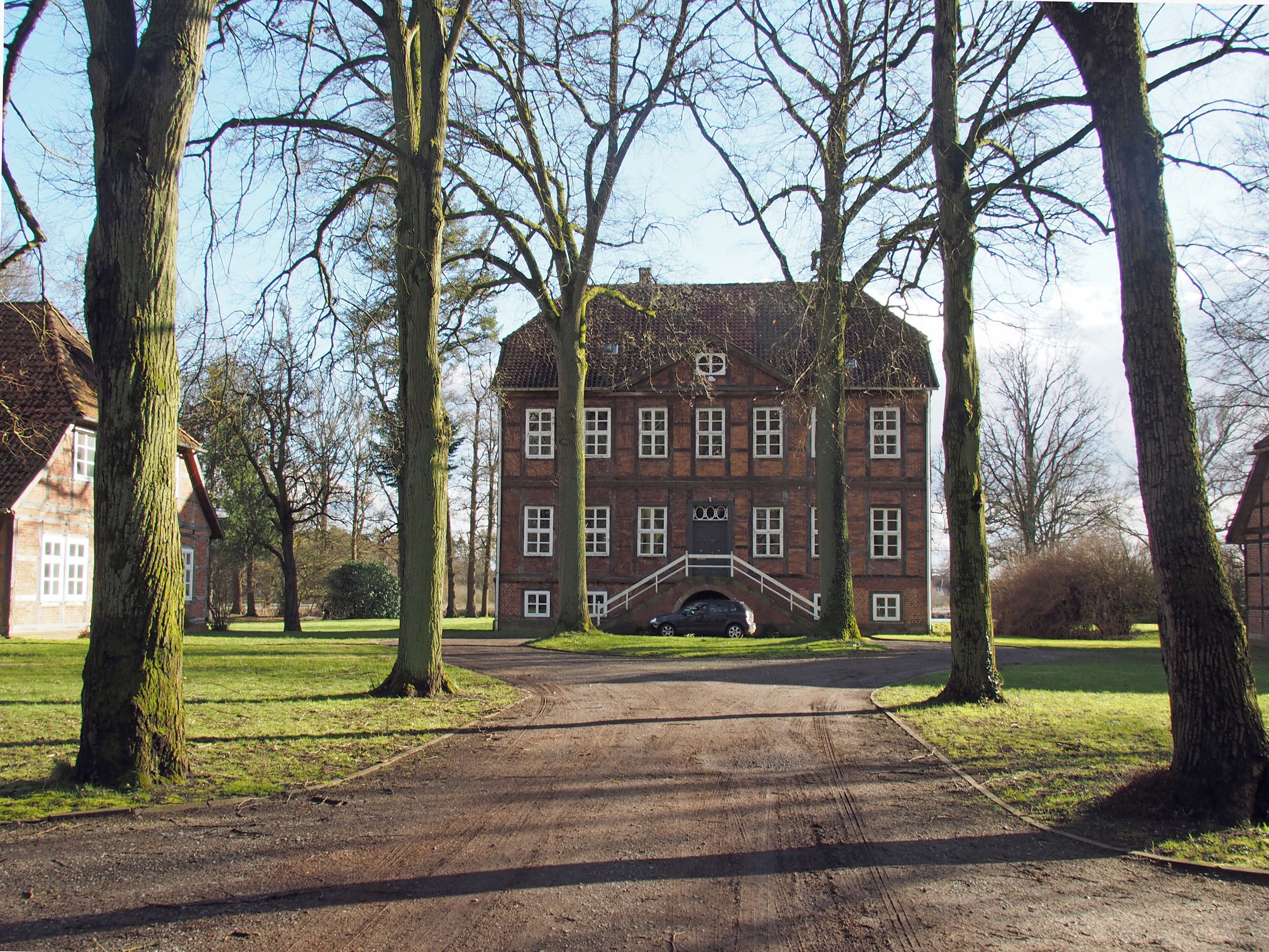 Denkmalgeschützter Gutshof "Rittergut I" in Eversen, Stadt Bergen (Niedersachsen)