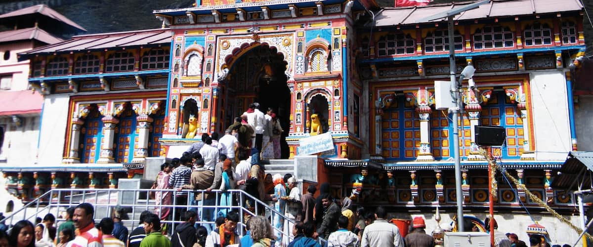 Famous Temple of Lord Badribjshal One of four Chardham Pilgrims