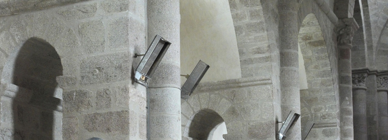 Abteikirche Saint-Barthélémy in Bénévent-l’Abbaye im Département Creuse (Nouvelle-Aquitaine/Frankreich), Innenraum