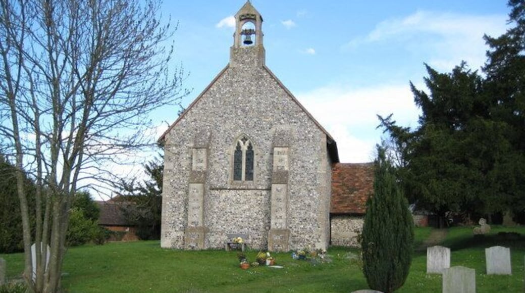Crowell, Oxfordshire: The Church of England parish church of The Nativity of the Blessed Virgin Mary. It was largely rebuilt in 1878.