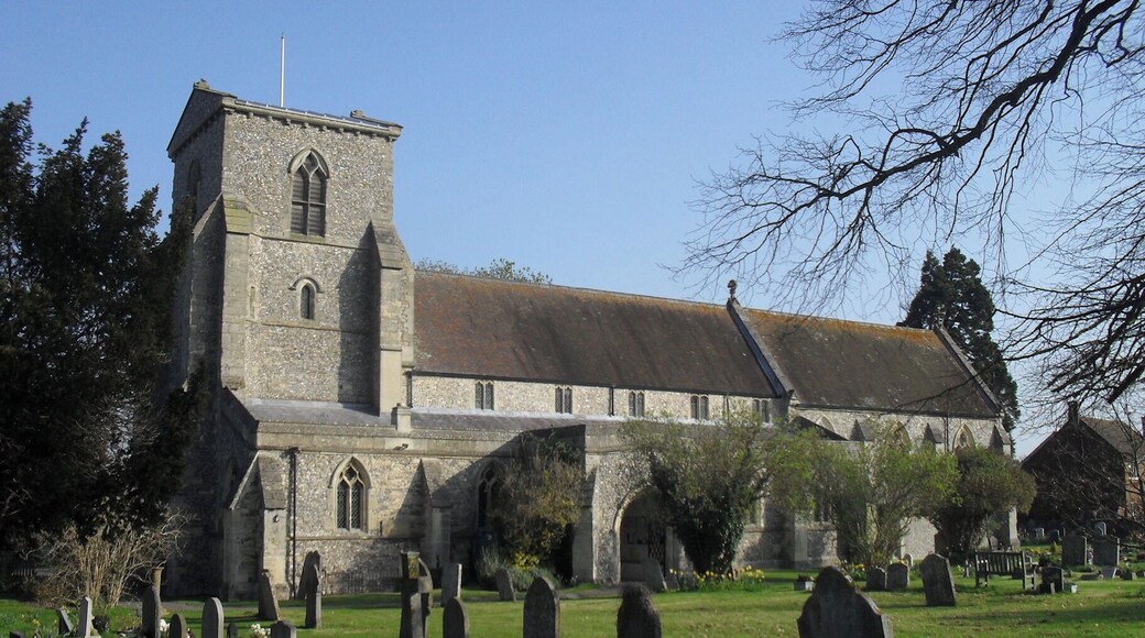 St Andrew's parish church, Chinnor, Oxfordshire, seen from the south