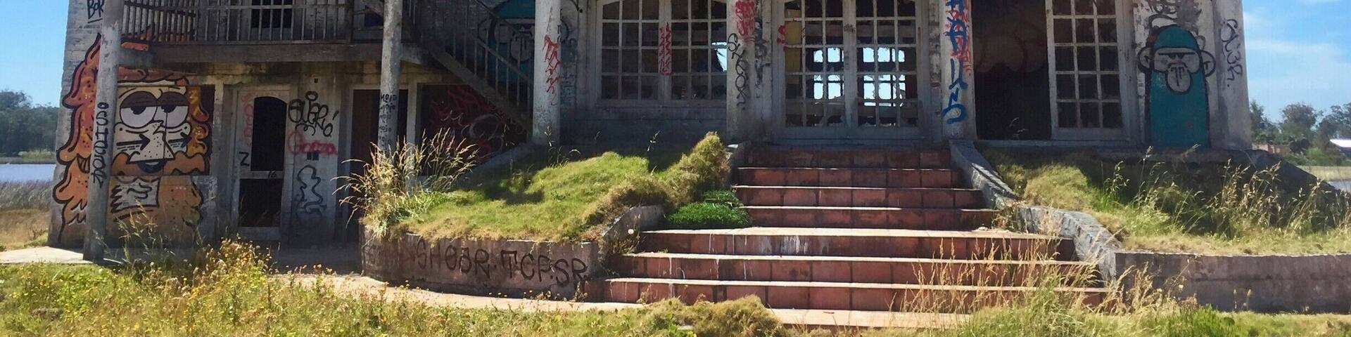 Punta del Este and Jose Ignacio had the most incredible weather and beaches I've seen. The people were so kind and welcoming, too! You have to have dinner at La Huella, and you absolutely must do a day trip to the Garzon winery. That's where we were headed when we found this beautiful abandoned building located right on the beach. #lifeatexpedia