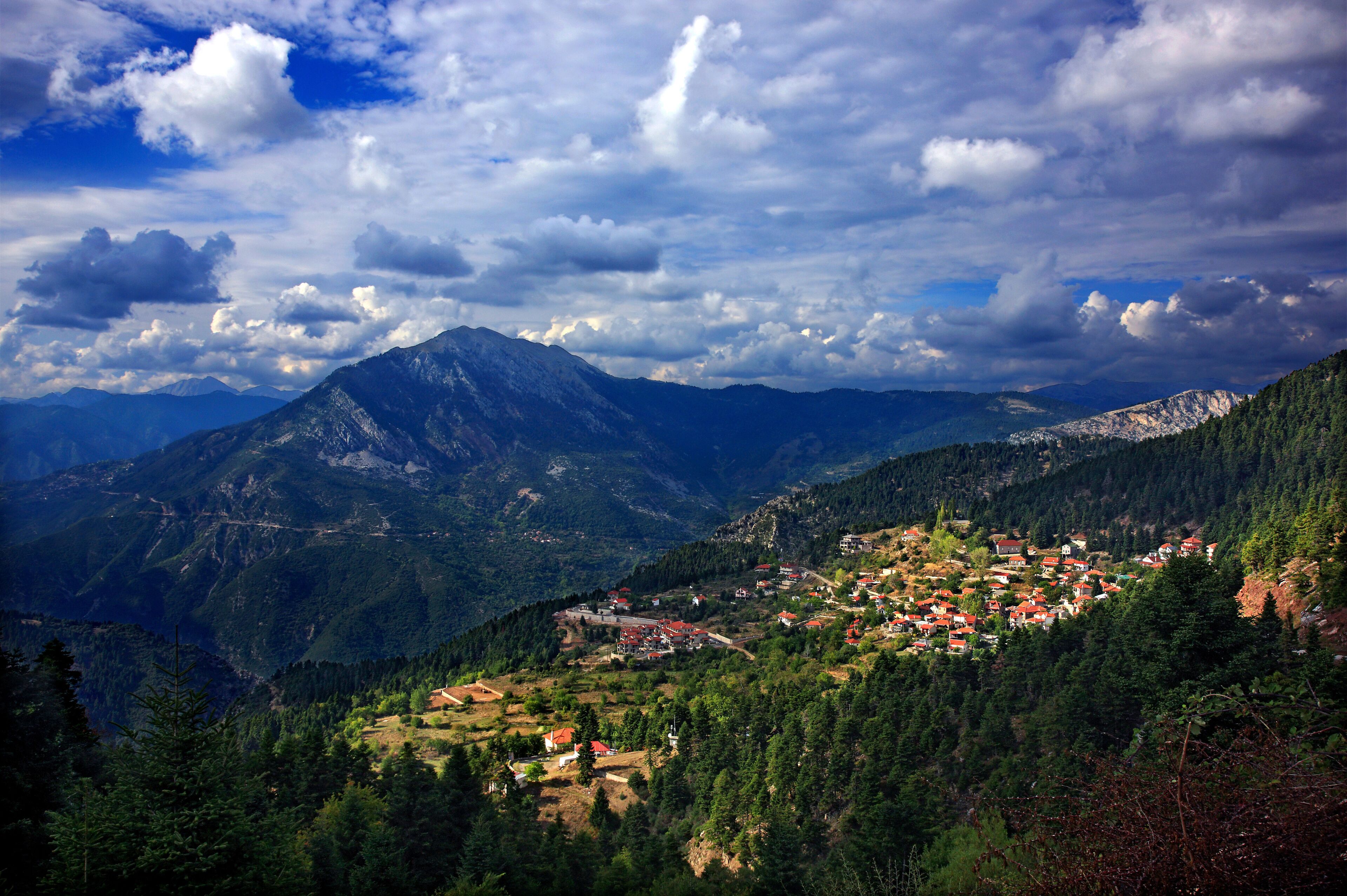 OREINI NAFPAKTIA, GREECE.
Kryoneria village (altitude 1312 m.), Oreini (&quot;mountainous&quot;) Nafpaktia, Aitoloakarnania, Greece