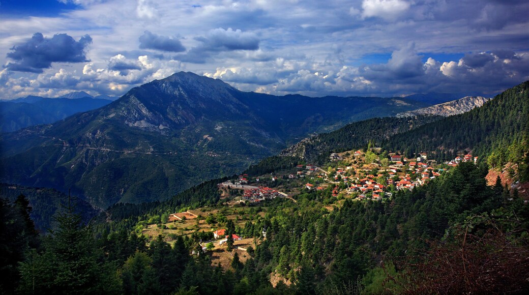 OREINI NAFPAKTIA, GREECE.
Kryoneria village (altitude 1312 m.), Oreini ("mountainous") Nafpaktia, Aitoloakarnania, Greece