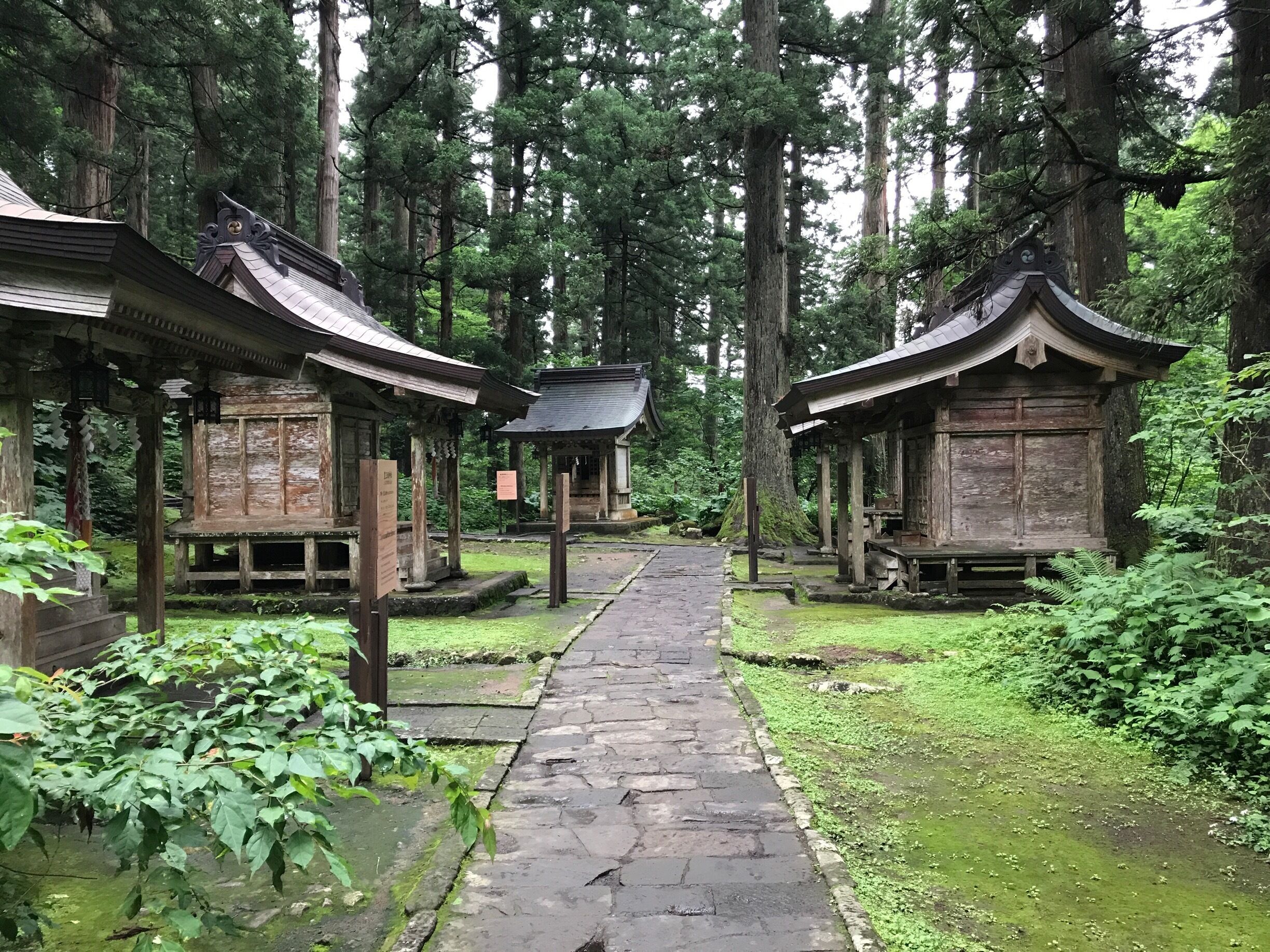 Cute little shrines belonging to the gods.