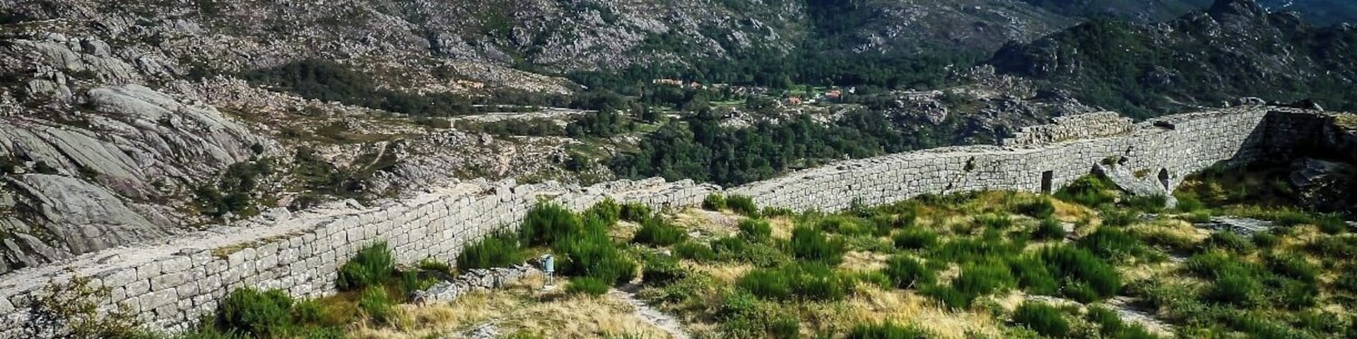 Visiting the ruins from the Castle of Castro Laboreiro. The views are amazing from the top of this Romanesque style castle located on an isolated hilltop. The way up is a nice trail and takes around 30m from the village center.