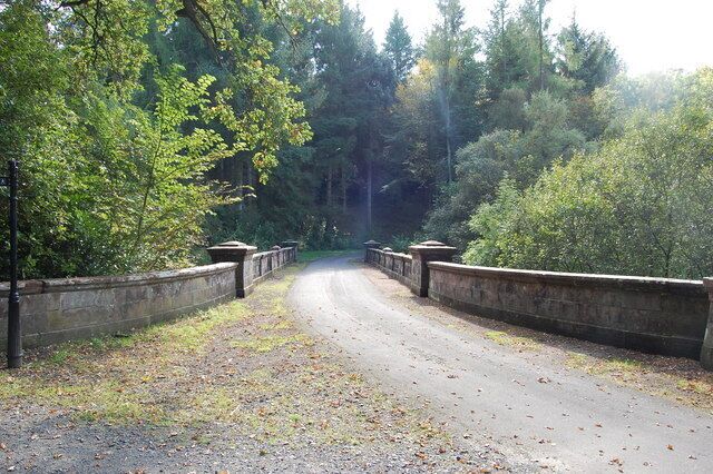 Old stone bridge Stone bridge over small burn