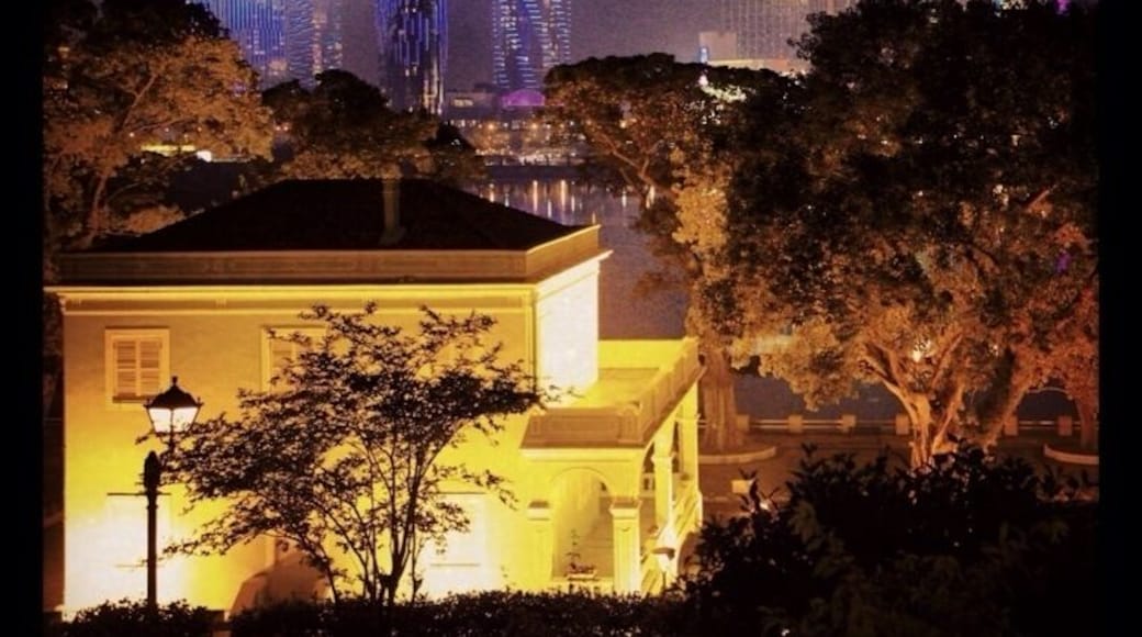 City of Dreams resort and Sands Cotai Central as seen from the Taipa Houses Museum. #macau