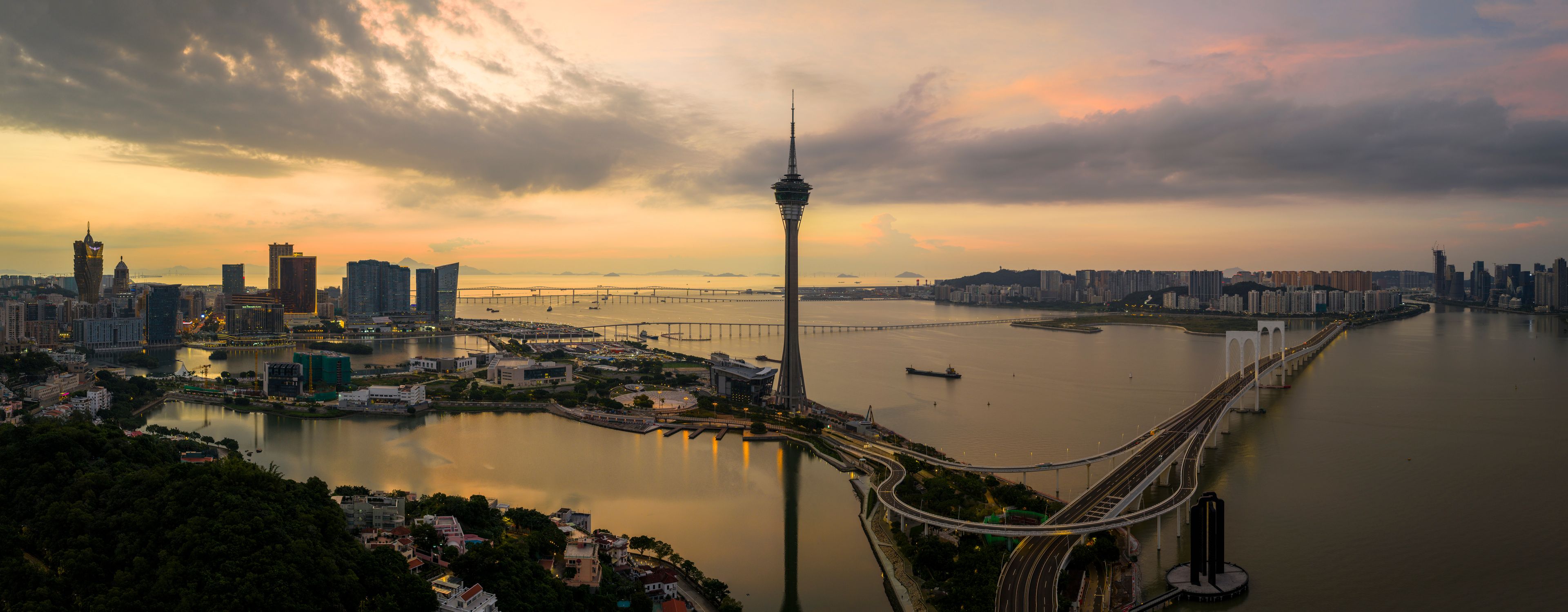 Macau Cityscape at Dawn