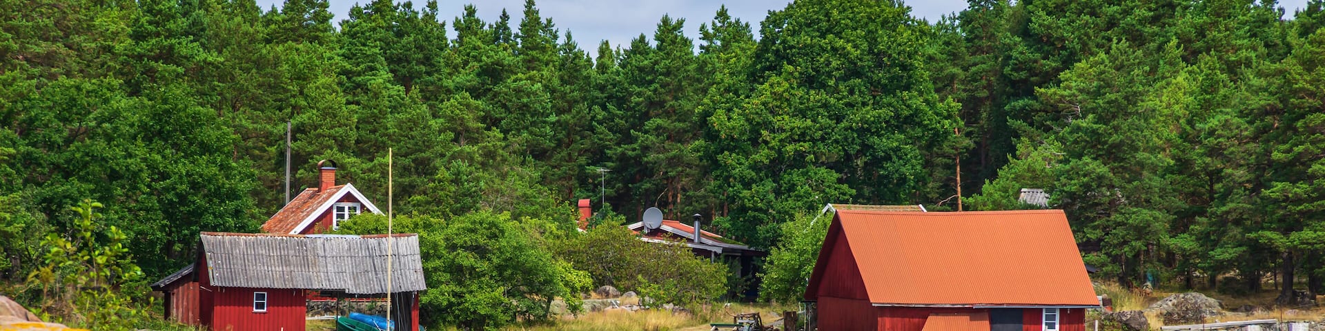 In The Smaland Archipelago near Oskarshamn, Sweden