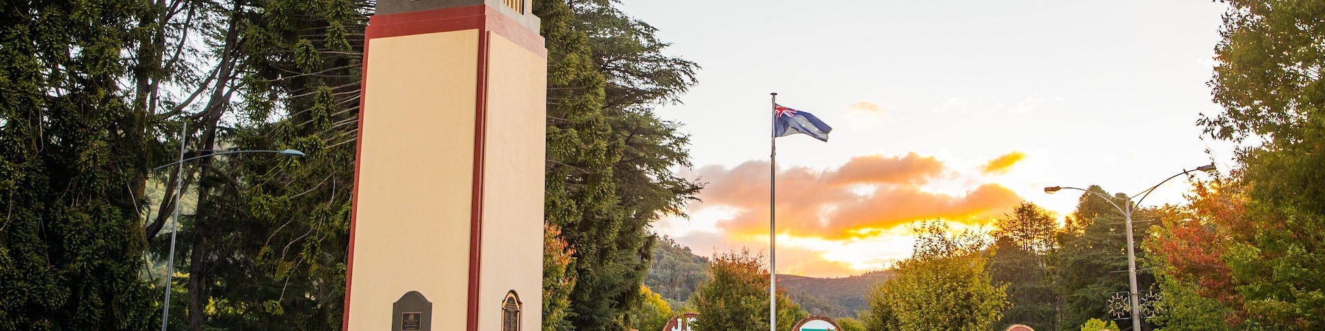 Bright featuring a monument, heritage elements and a sunset