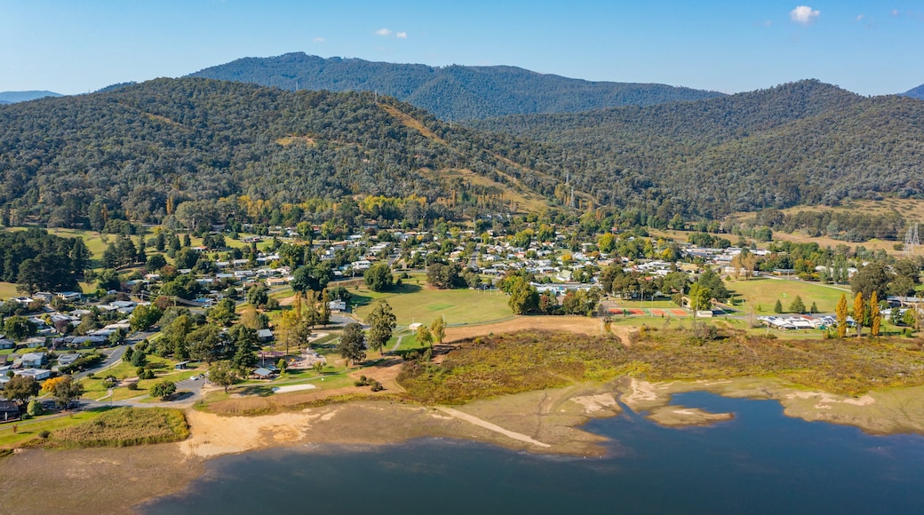 Mount Beauty featuring tranquil scenes, a small town or village and landscape views