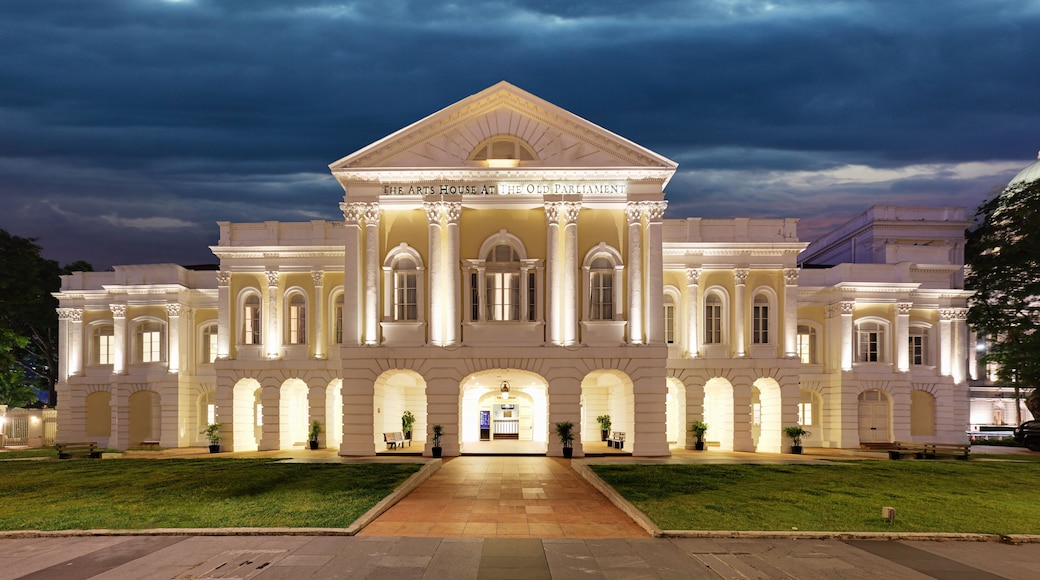 Singapore - Old Partliament at night, Art House