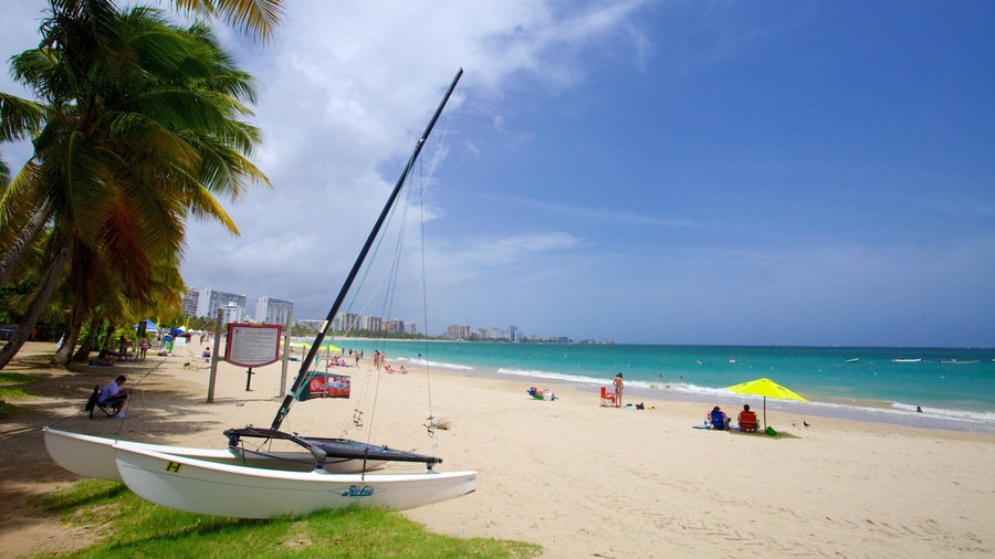 Isla Verde featuring sailing, a beach and boating