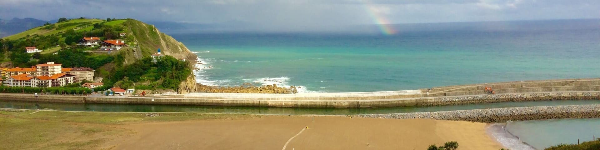 Rainbow over the sea