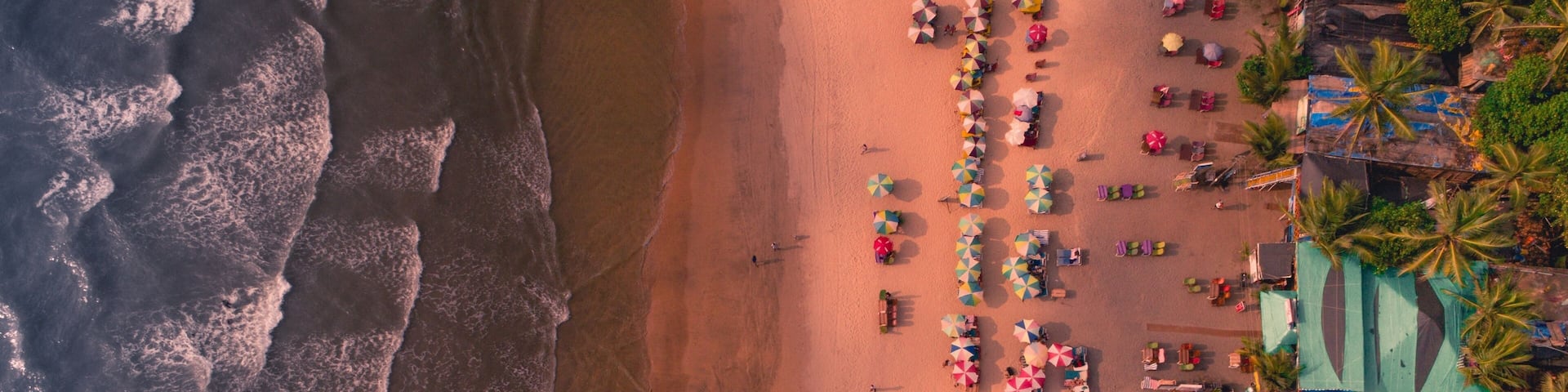 High above Baga Beach, Goa
