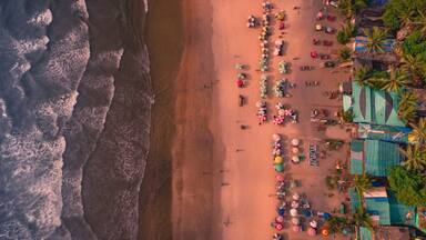 High above Baga Beach, Goa