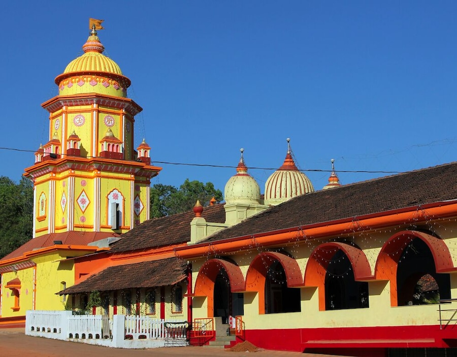 Hindu Temple Chauranginath in Arpora, Goa, India; Shutterstock ID 177774131; PO: Hcom Destination Content neighborhoods; Client: Hotels.com; Other: Hcom brand budge