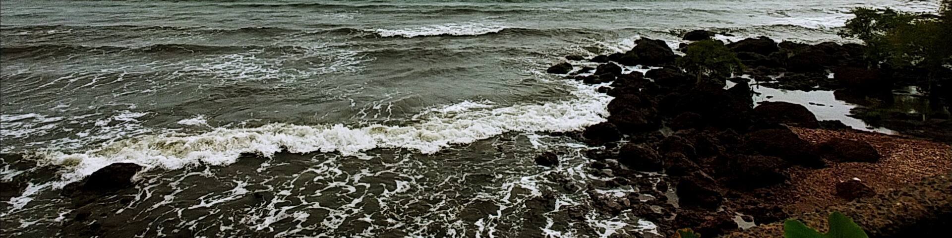 Mandovi River as seen from the Reis Magos Fort in Goa