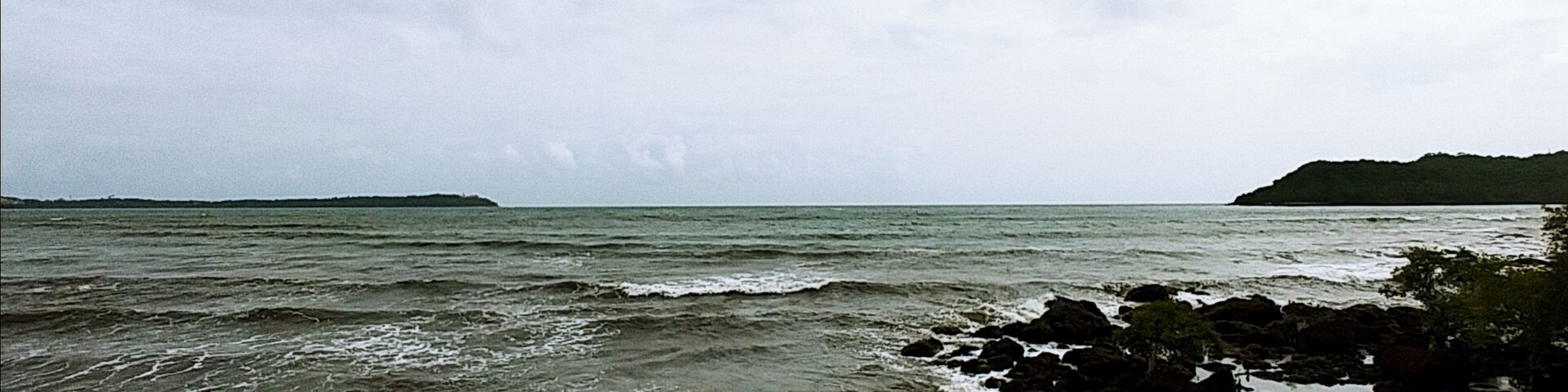 Mandovi River as seen from the Reis Magos Fort in Goa