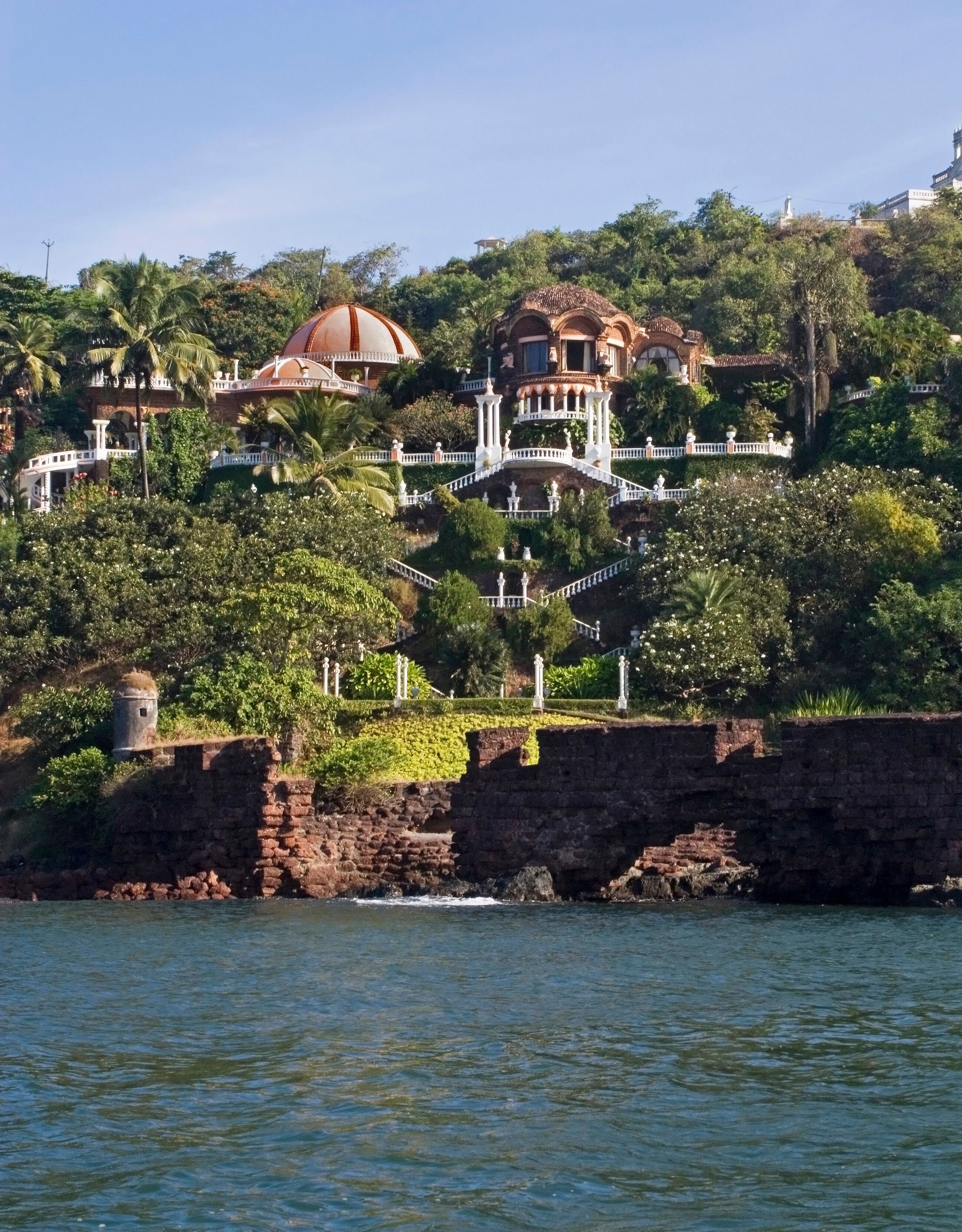 View of waterfront in Goa. India