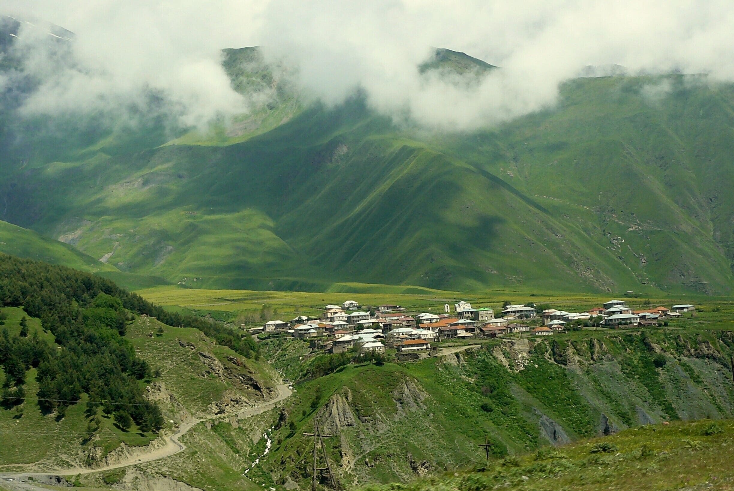 Take a 3 hour drive from Tbilisi to Mt Kazbek in the North of Georgia - the views along this military highway are spectacular.