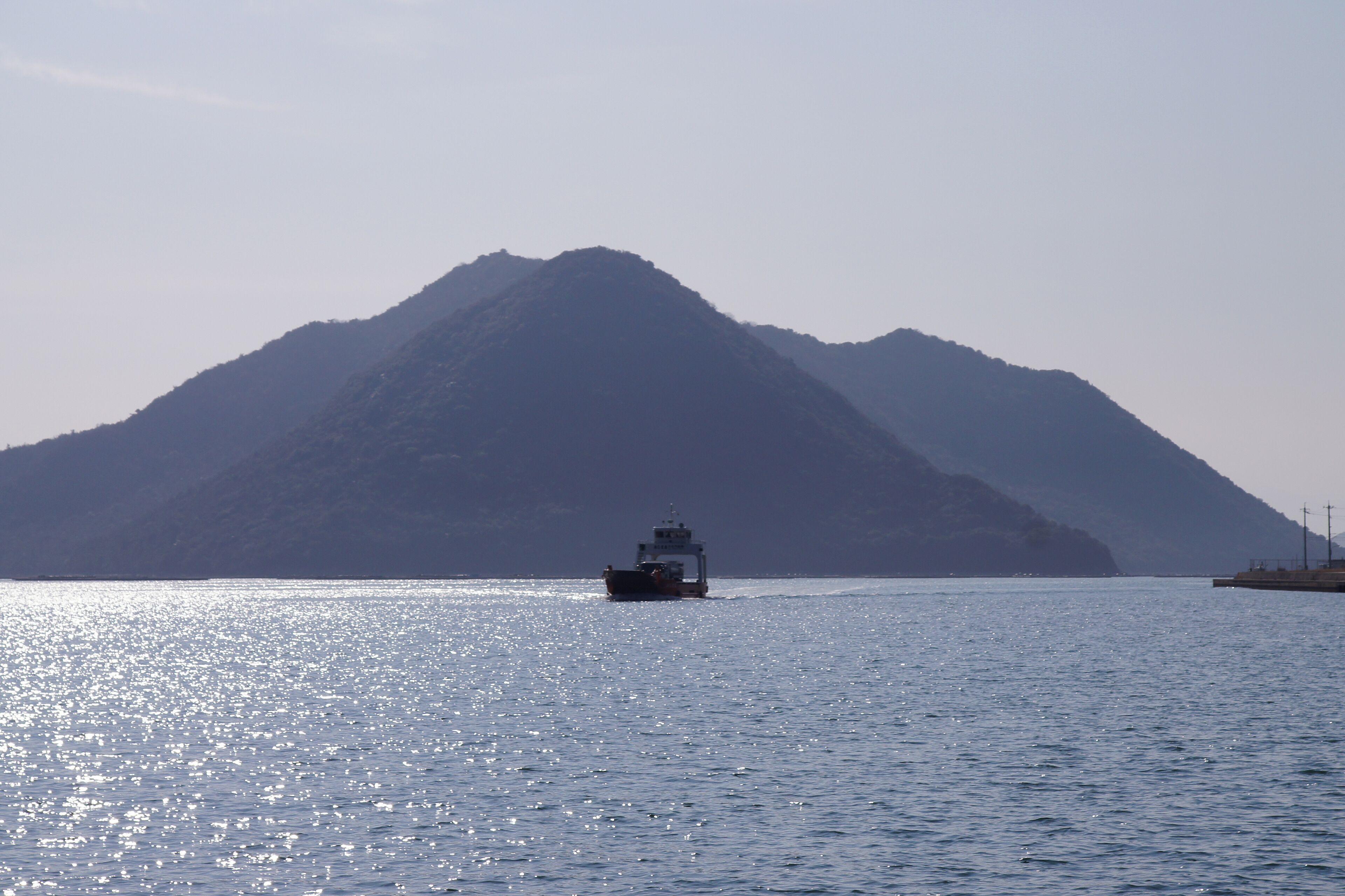Hinase-ekimae Port in Hinase, Bizen, Okayama prefecture, Japan