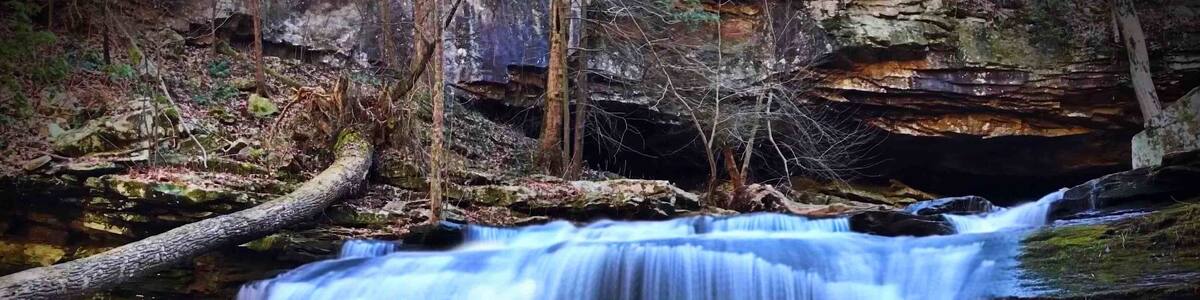 Nice little waterfall on Sitton’s Gulch Trail in Cloudland Canyon State Park
