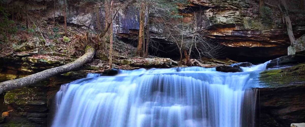 Nice little waterfall on Sitton’s Gulch Trail in Cloudland Canyon State Park